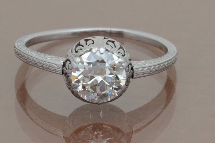Solitaire diamant ancien new arrivals