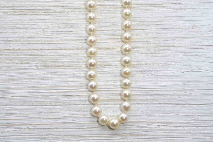 Collier de perles de culture fermoir or 14k