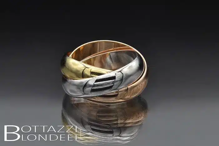 Bague triple deals anneau cartier
