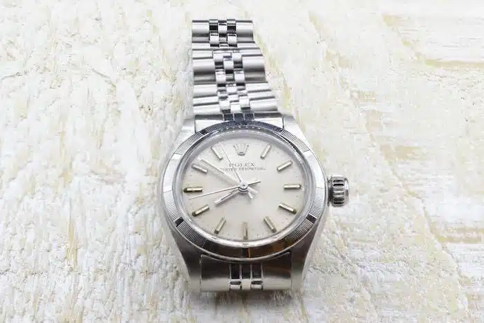 Rolex femme argent on sale