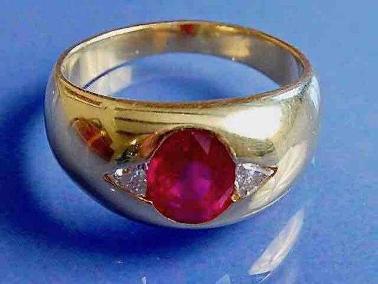 Bague rubis hotsell mauboussin