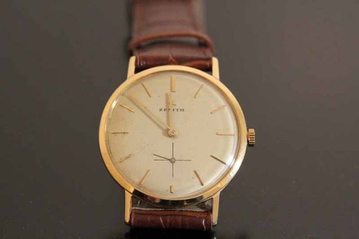Montre zenith ancienne prix 2025